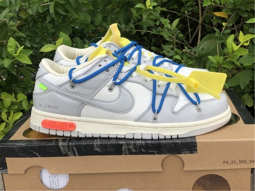 Pure original version_ off-white x futura x nike dunk alliance. White gray color_ number DM1602 112. Full code shipment_ 36--46 ... x d-fe679fa2